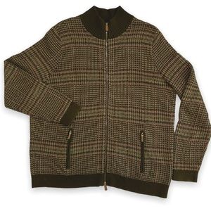 Ralph Lauren Mens Plaid Zip Up Jacket